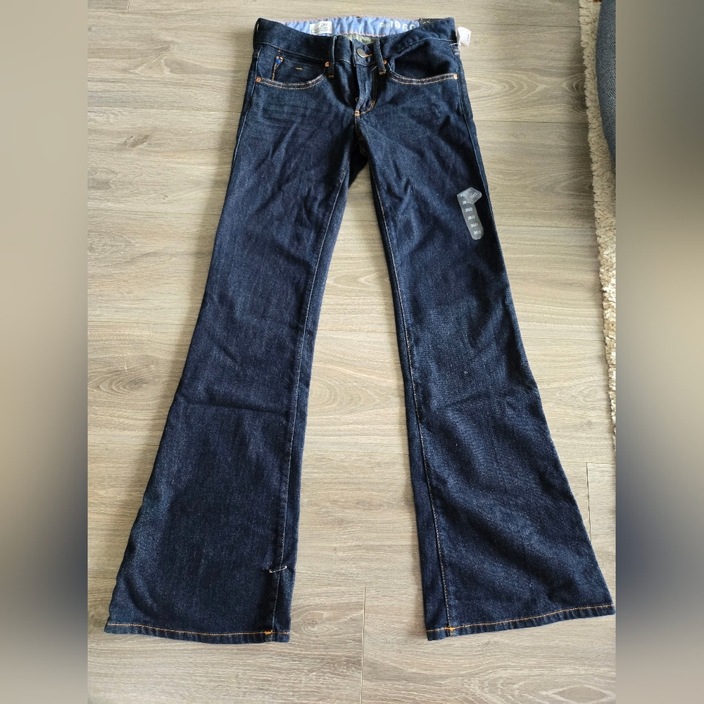 Elegant Navy Flare Jeans